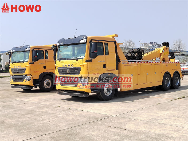 Howo 6x4 10 tons wrecker truck