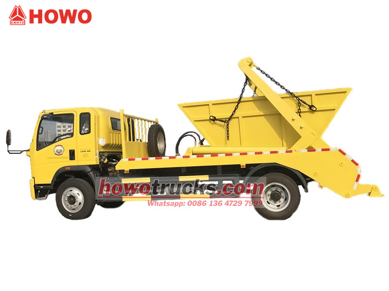 HOWO 4cbm skip loader truck