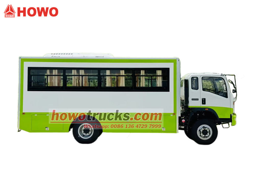 HOWO 4x4 military soldier transport truck