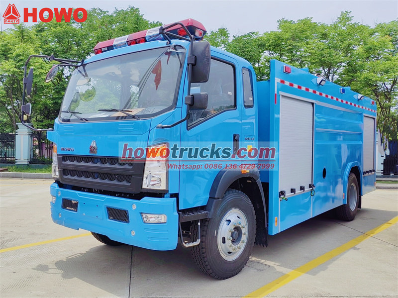 HOWO 4x2  fire fighting truck