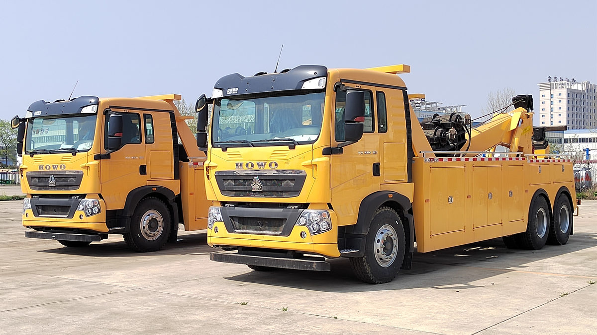 Howo 20tons integrated wrecker truck export Philippines Davao