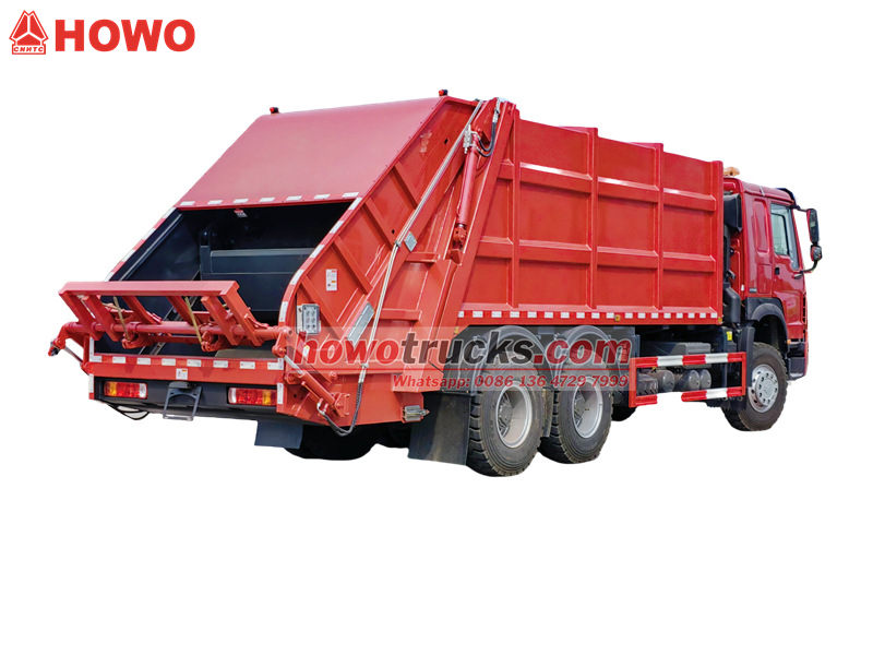 Howo garbage compactor truck