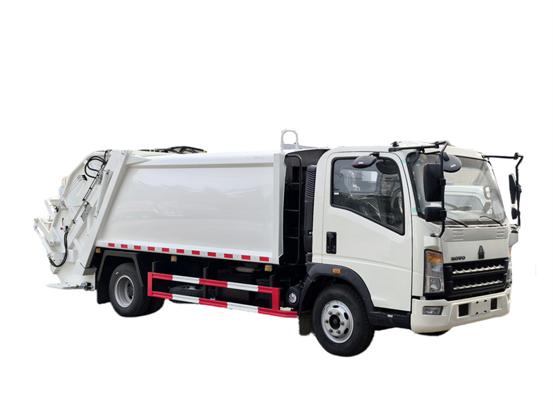 HOWO 4X2 141HP garbage compactor truck