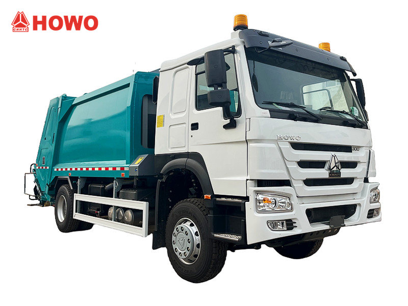 Howo rear loader garbage truck