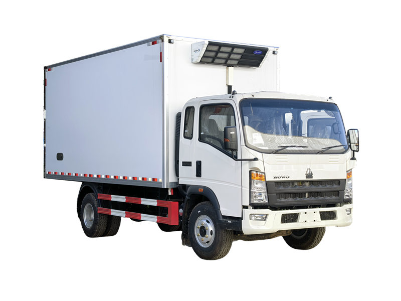 Howo freezer van truck