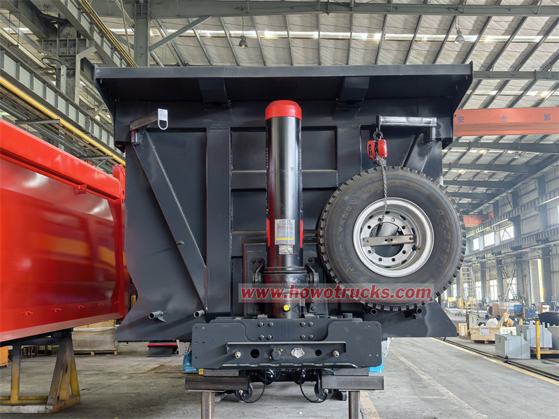 4 axle tipper semitrailer factory