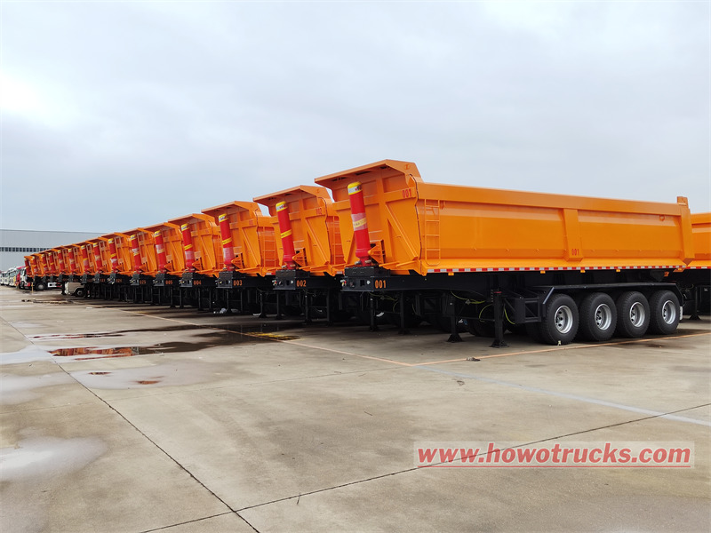 4 axle dumper semitrailer manufacturer