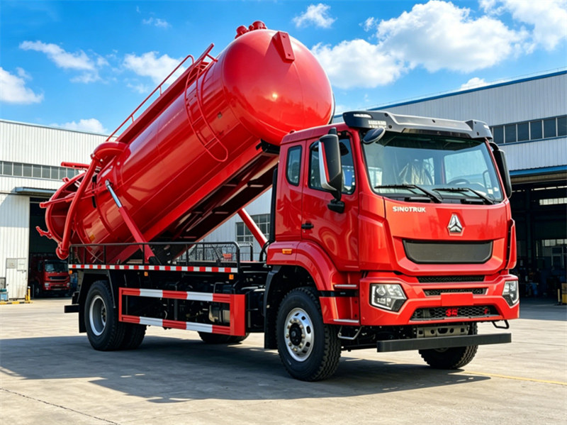 HOWO M7 vacuum tank truck
