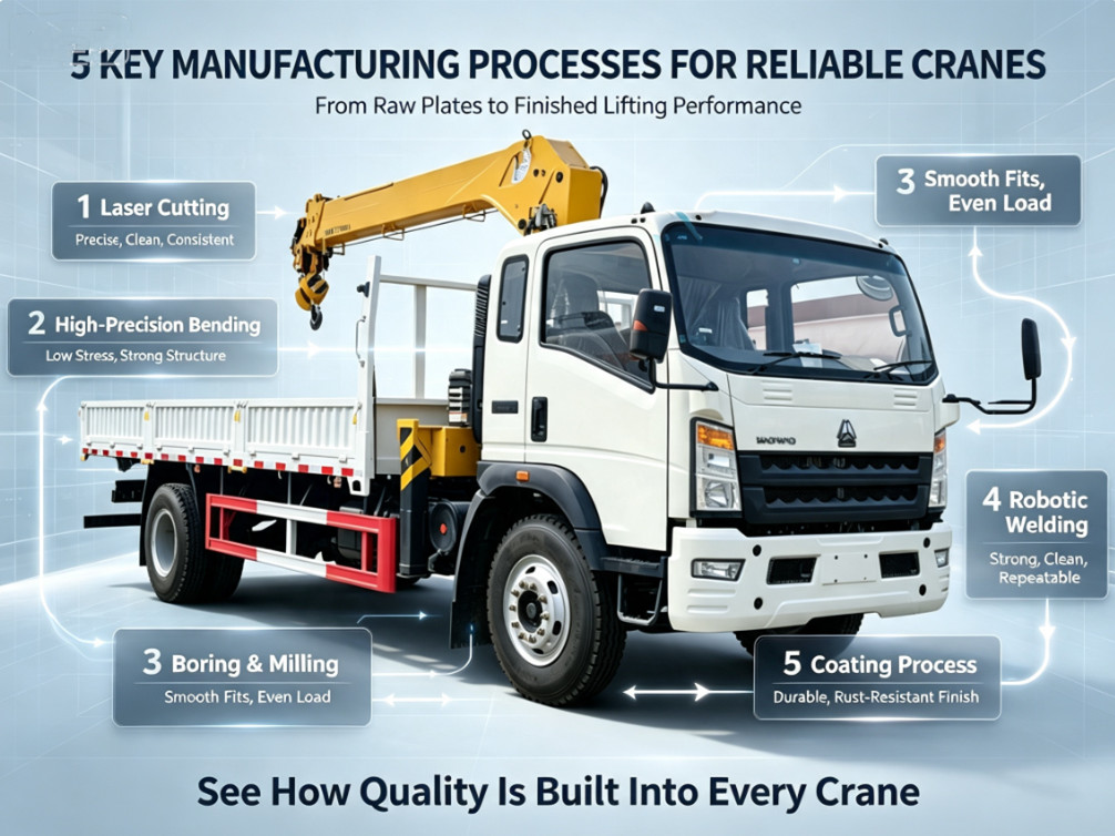 HOWO crane lorry truck HOWO crane lorry truck