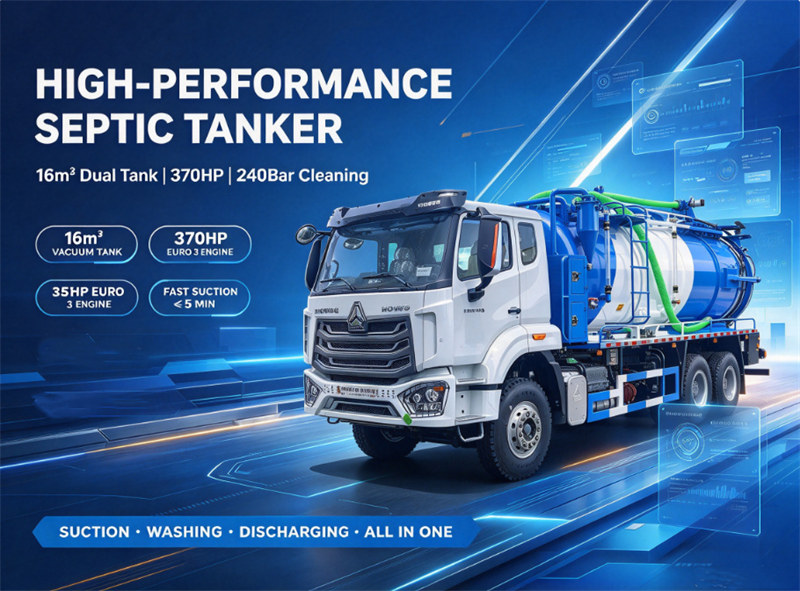 HOWO NX cleaning sewage tank truck HOWO NX cleaning sewage tank truck